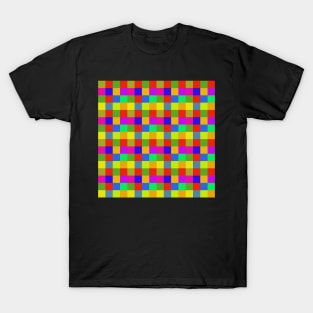 abstract colorful geometrical modern art design T-Shirt